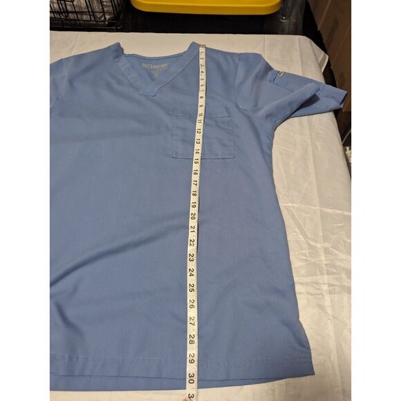 Grey's Anatomy By Barco Baby Blue Men's Size Medium Multi Pockets - Picture 10 of 11